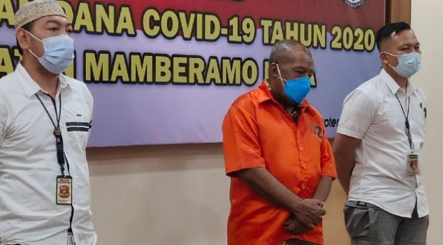 Polda Papua Tahan Eks Bupati Mamberamo Raya Korupsi Dana Covid-19